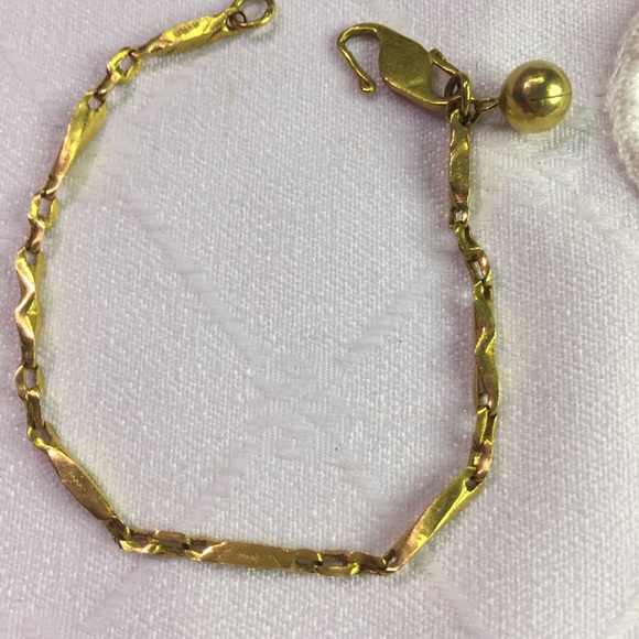 ANTIQUE 24k SOLID YELLOW GOLD BRACELET 🌸TV🌸6K - Picture 2 of 7
